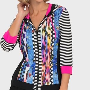 Joseph Ribkoff Multi Jacket Medium size 10